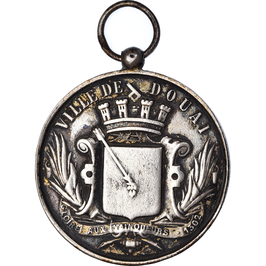 France, Medal, Festival de Dorignies, Ville de Douai, Musique, 1887, EF(40-45)