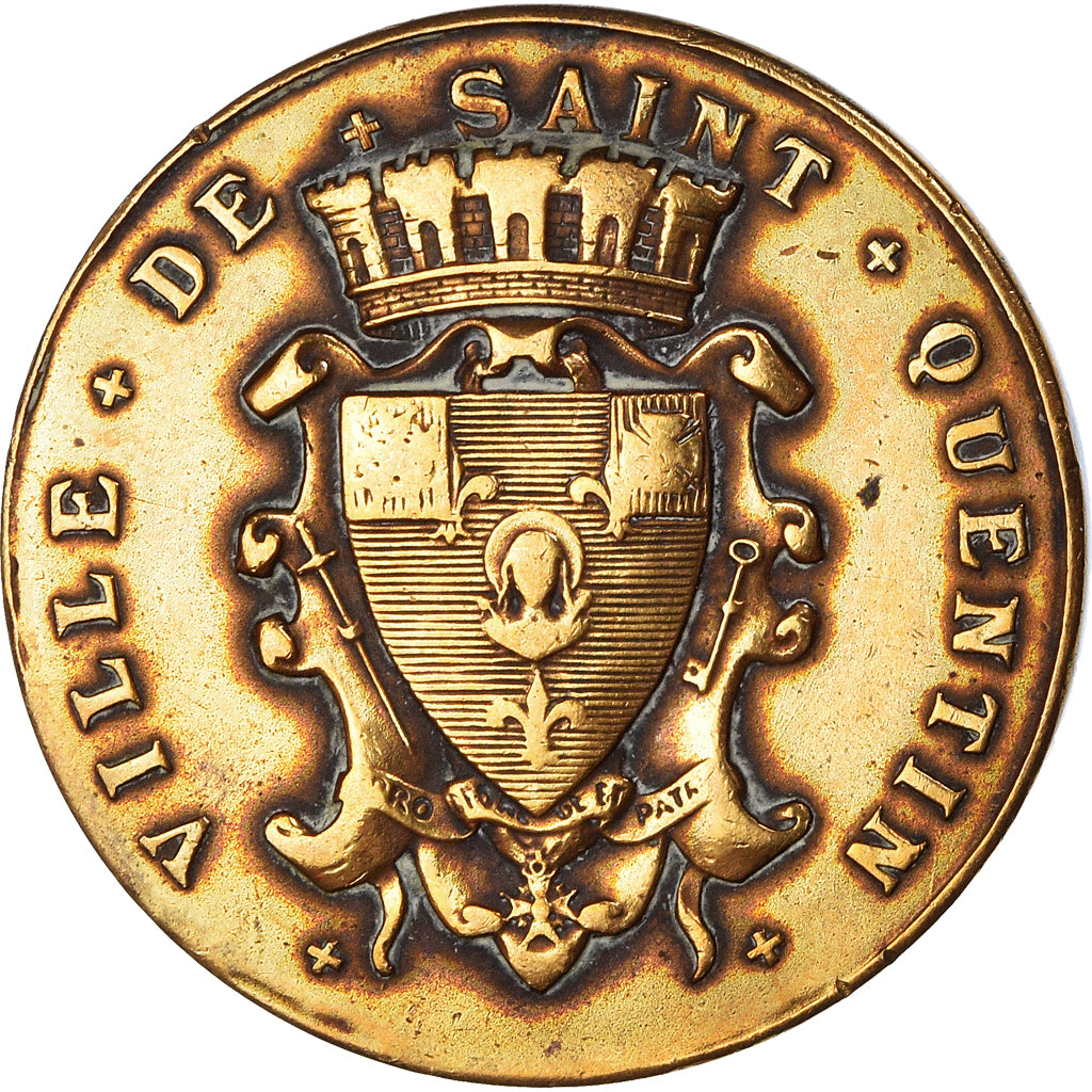 Frankreich, Medaille, Ville de Saint Quentin, SS, Bronze