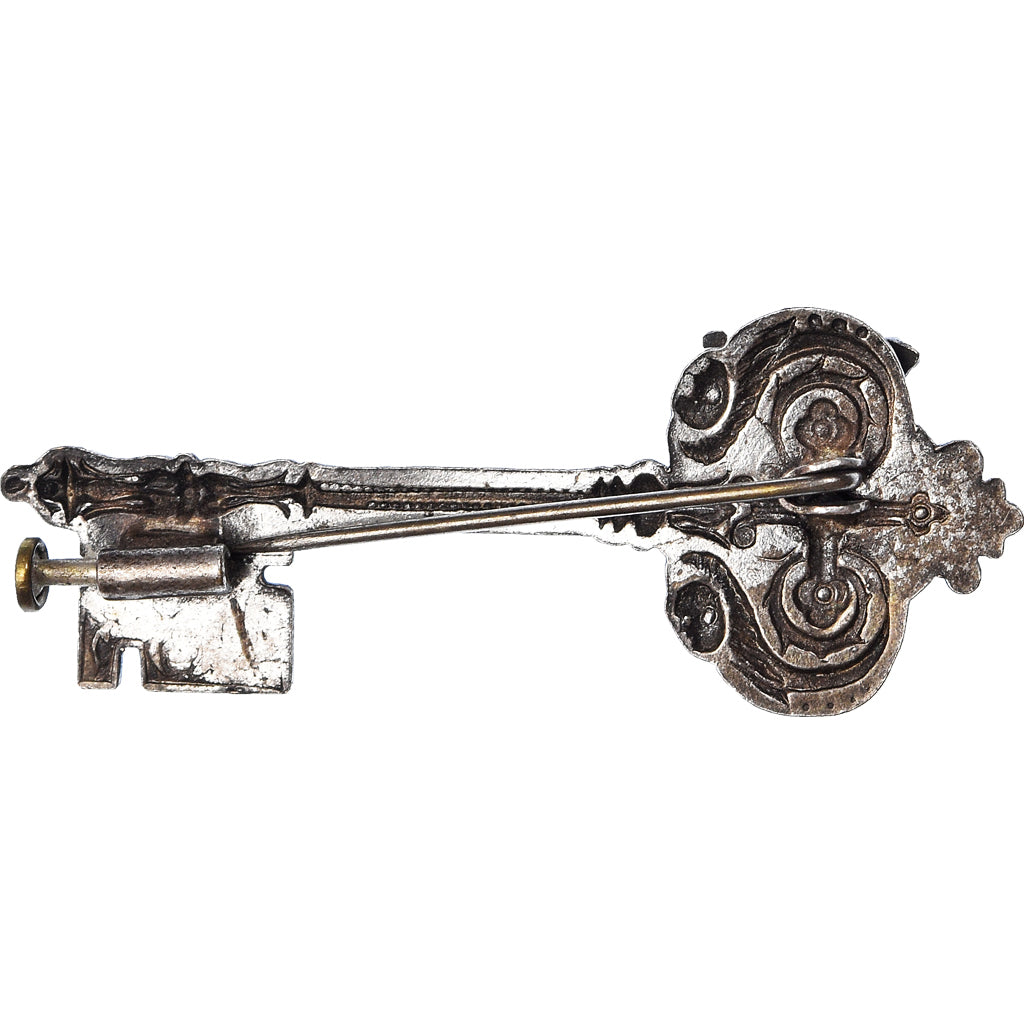 France, Broche, Souvenir, Arromanches, EF(40-45), Silvered bronze