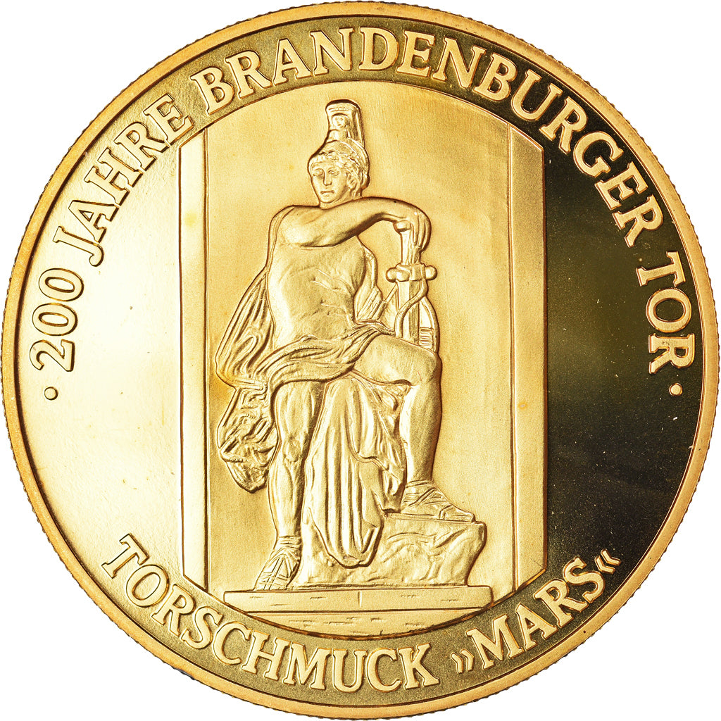 Germany, Medal, 200 Jahre Brandenburger Tor, Torschmuck 