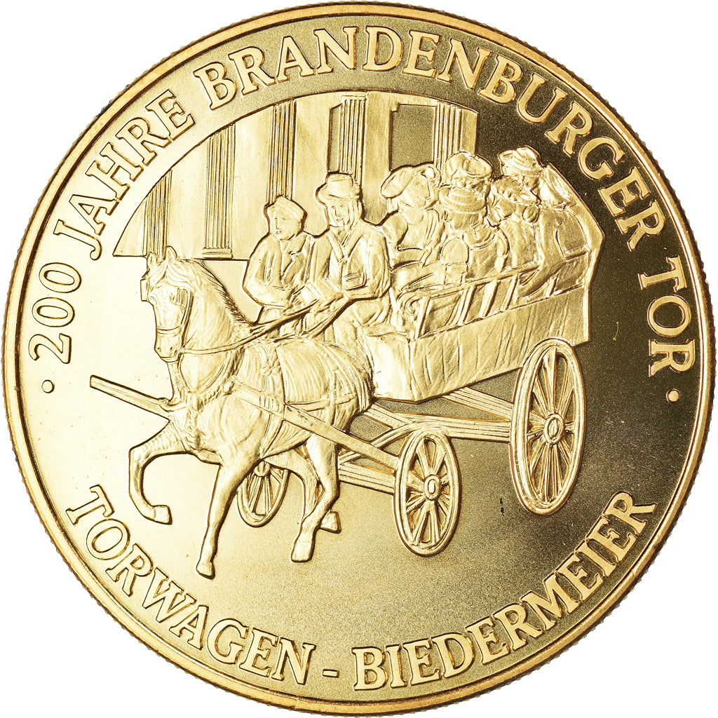 Germania, medaglia, 200 Jahre Brandenburger Tor, Torwagen-Biedermeier, History