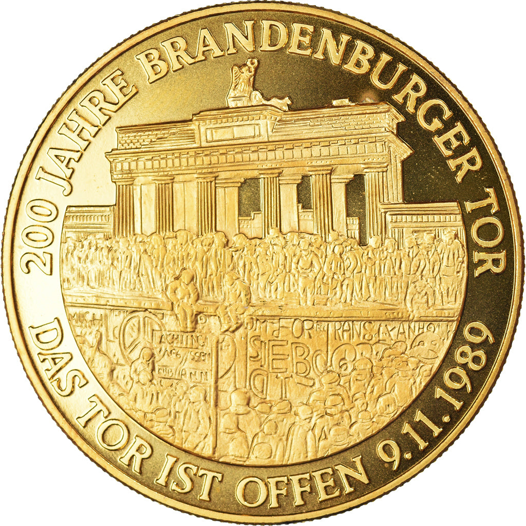 Deutschland, Medaille, 200 Jahre Brandenburger Tor, Das Tor ist Offen, History
