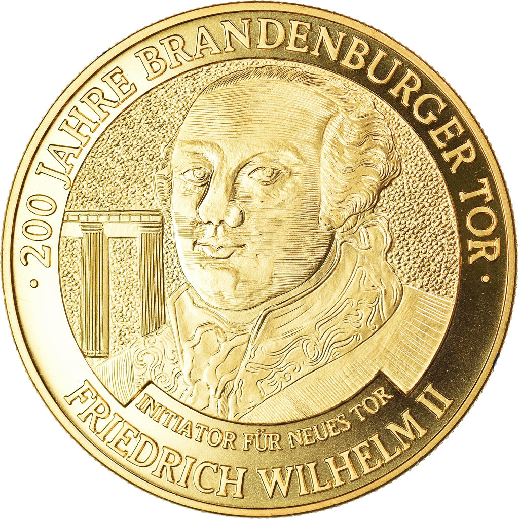 Germania, medaglia, 200 Jahre Brandenburger Tor, Friedrich Wilhelm II, History