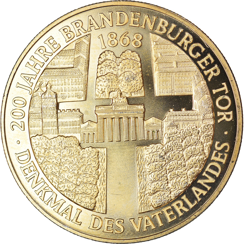 Germany, Medal, 200 Jahre Brandenburger Tor, Denkmal des Vaterlandes, History