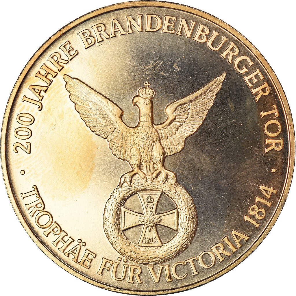 Germany, Medal, 200 Jahre Brandenburger Tor, Trophäe Für Victoria, History