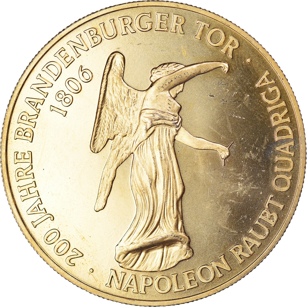Deutschland, Medaille, 200 Jahre Brandenburger Tor, Napoléon Raubt Quadriga