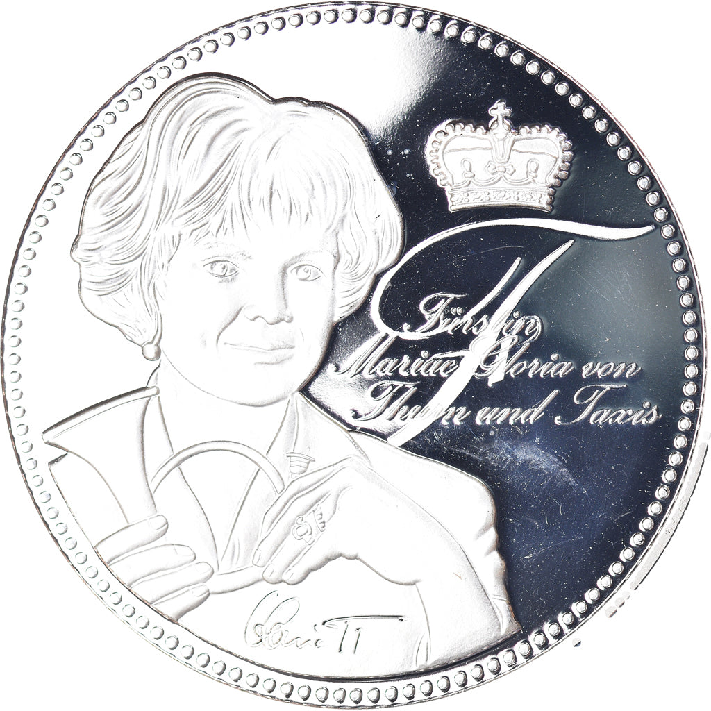 Germany, Medal, Thurn und Taxis, Fürstin Mariae Gloria, MS(65-70), Silver