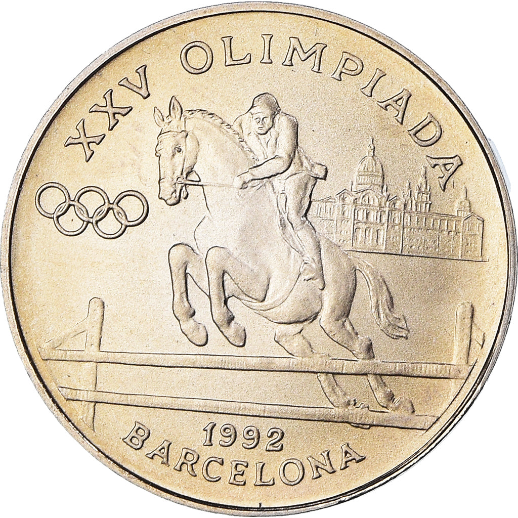 Espagne, Jeton, XXV Olympiada, Barcelona, Sport, 1992, SPL+, Cupro-nickel