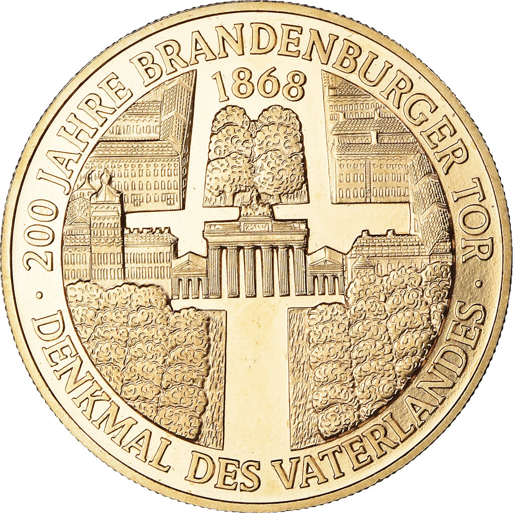 Germany, Medal, 200 Jahre Brandenburger Tor, Denkmal des Vaterlandes, History