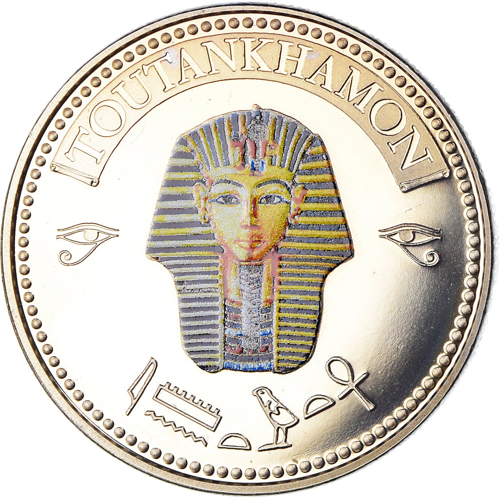 Egipt, Medal, Trésors d'Egypte, Toutankhamon, Historia, MS(65-70)