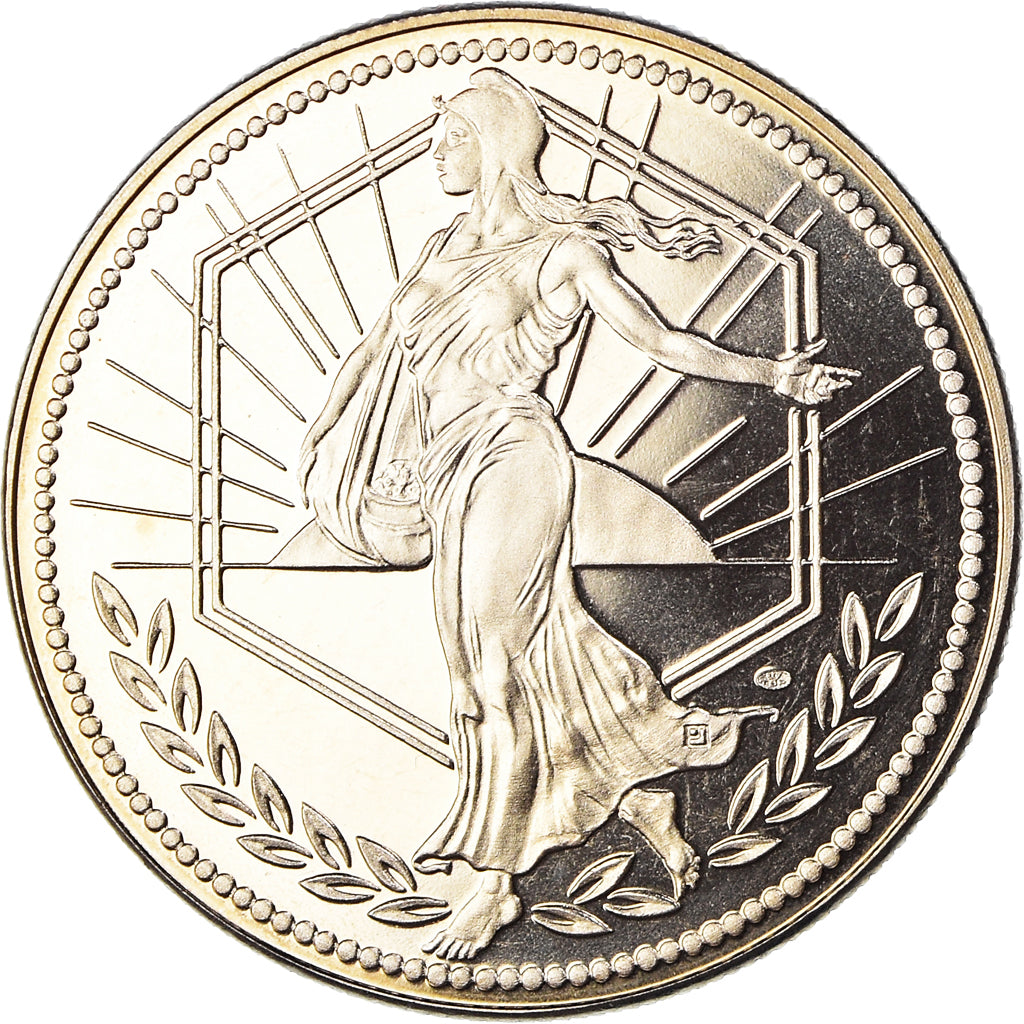 France, Medal, L'Europe, Semeuse, 2000, MS(65-70), Copper-nickel