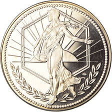 Francia, medaglia, L'Europe, Semeuse, 2000, FDC, Rame-nichel