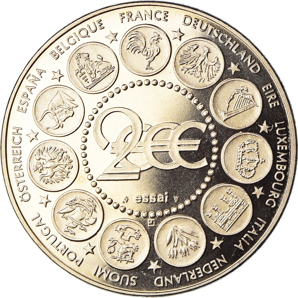 France, Medal, L'Europe, Semeuse, 2000, MS(65-70), Copper-nickel