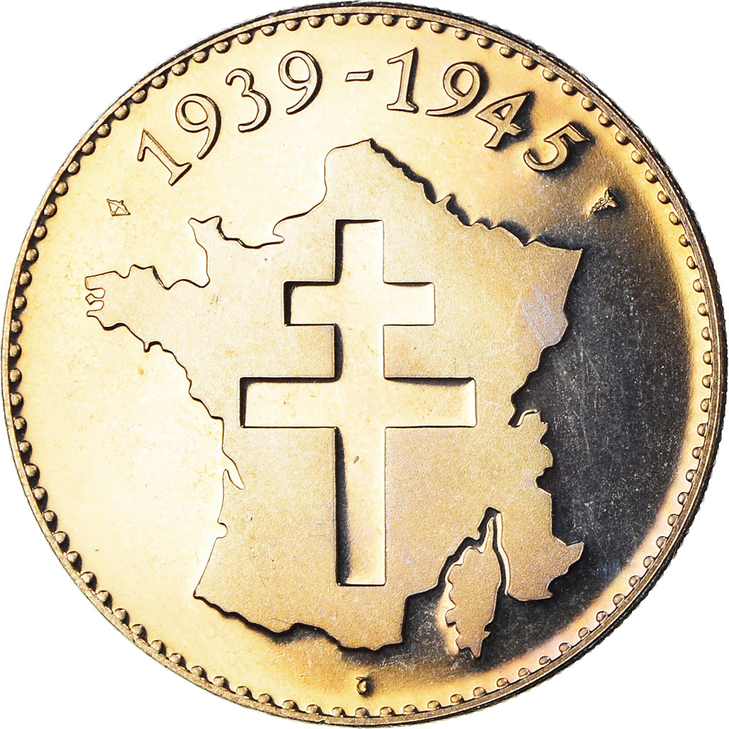 France, Medal, Seconde Guerre Mondiale, La Victoire de 1945, WAR, MS(65-70)