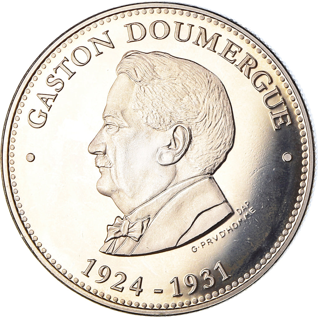 Francia, medalla, Les Présidents de la République, Gaston Doumergue, Politics