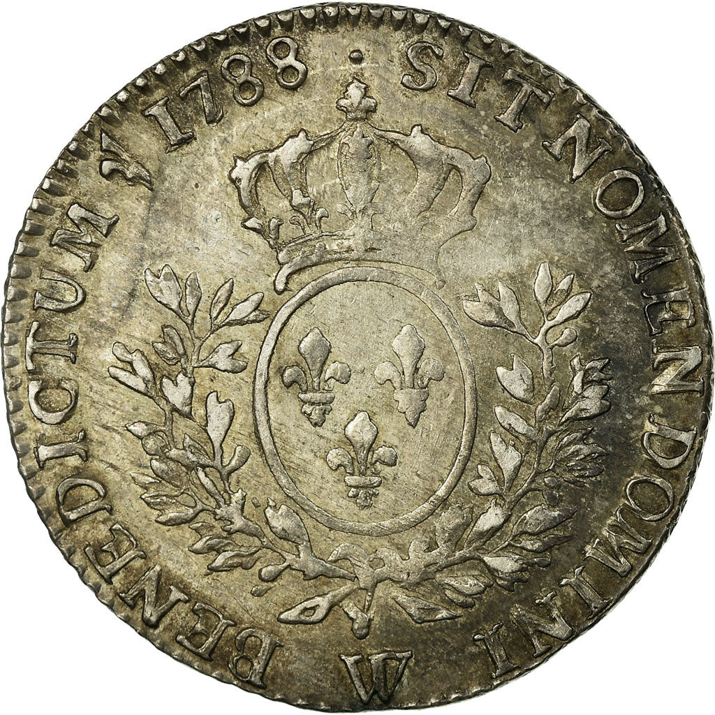 Coin, France, Louis XVI, 1/5 Écu, 24 Sols, 1/5 ECU, 1788, Lille, EF(40-45)
