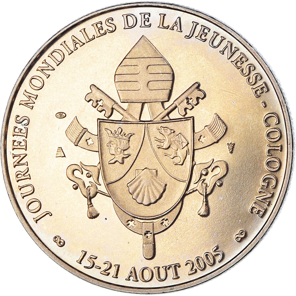 Vaticano, medalla, Benoit XVI, Journées mondiales de la jeunesse, Cologne