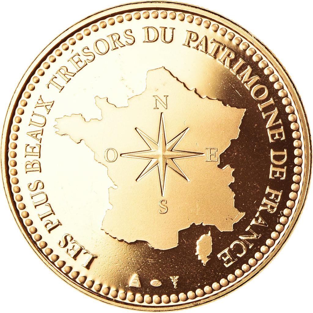France, Medal, Le Mont Saint-Michel, Patrimoine Culturel, MS(65-70)