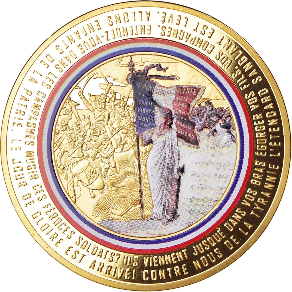 France, Médaille, La Marseillaise, Hymne National Français, Patrimoine