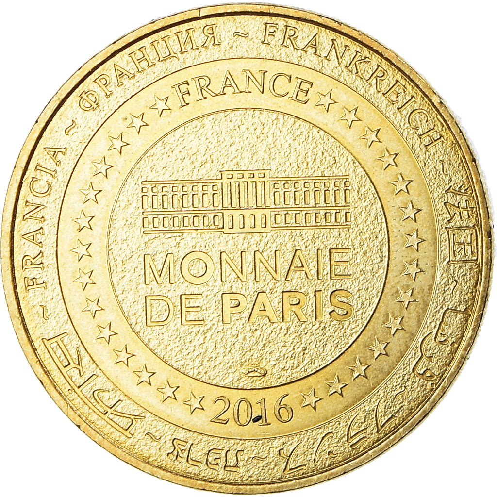 France, Token, Paris - Assemblée Nationale, 2016, MDP, MS(63), Copper-nickel