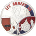 Frankreich, Medaille, Les Années 50, La Joie de Vivre, Society, Colorized