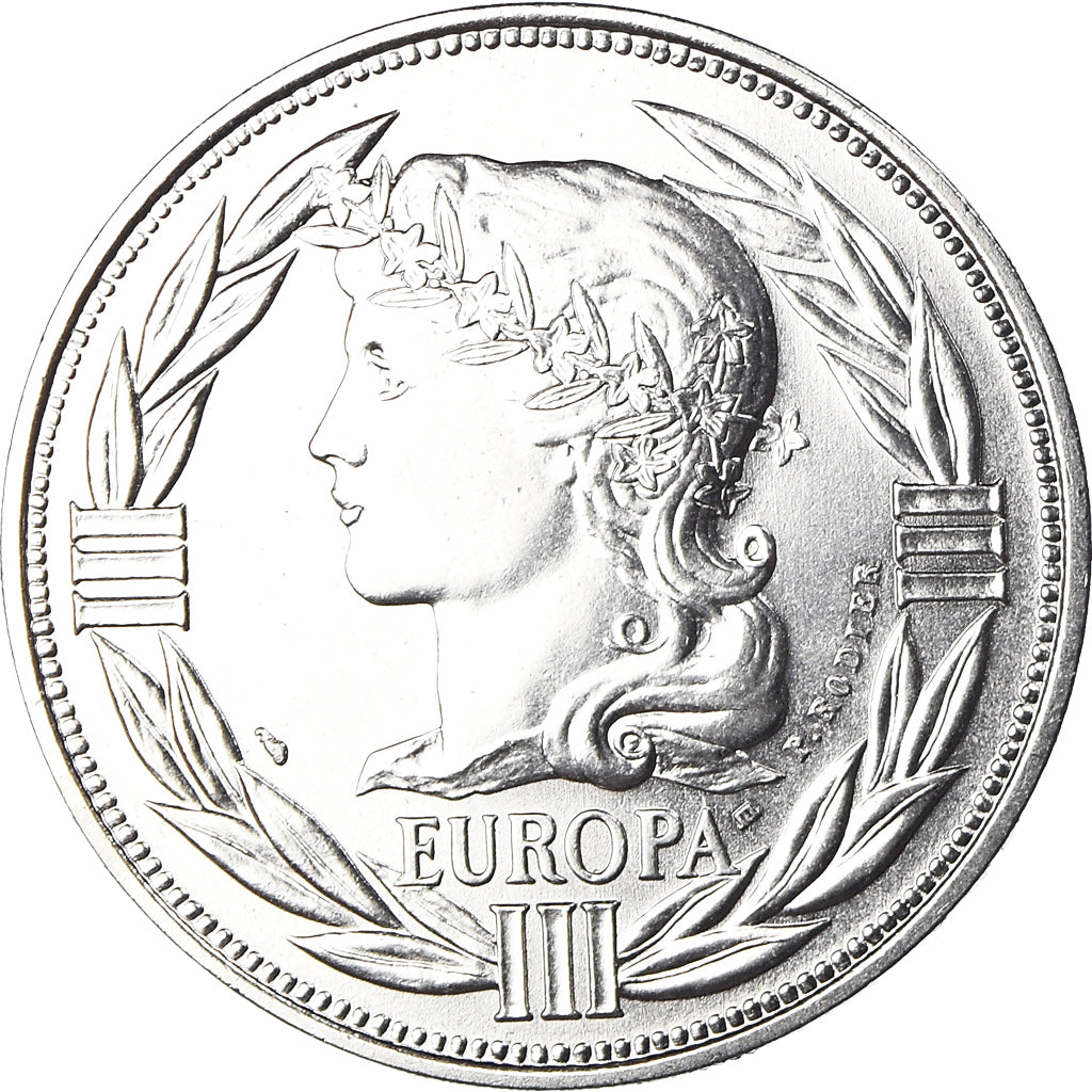 Frankrijk, Medaille, Ecu Europa, Marianne, Politics, 1986, FDC, Cupro-nikkel
