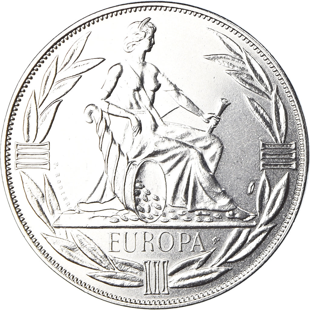 França, medalha, Ecu Europa, Europe Assise, Politics, 1984, MS(65-70)