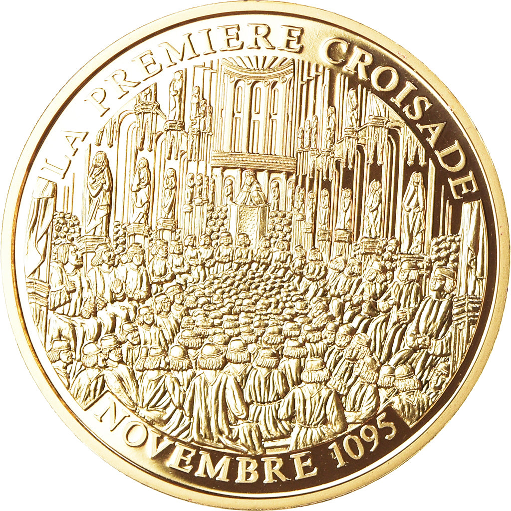 Francia, medalla, Histoire de France, La Première Croisade, History, FDC