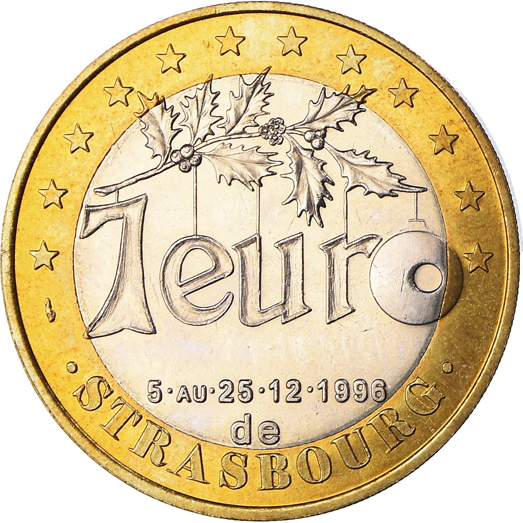 France, 1 Euro, Euro des Villes, 1996, Strasbourg - Association française des
