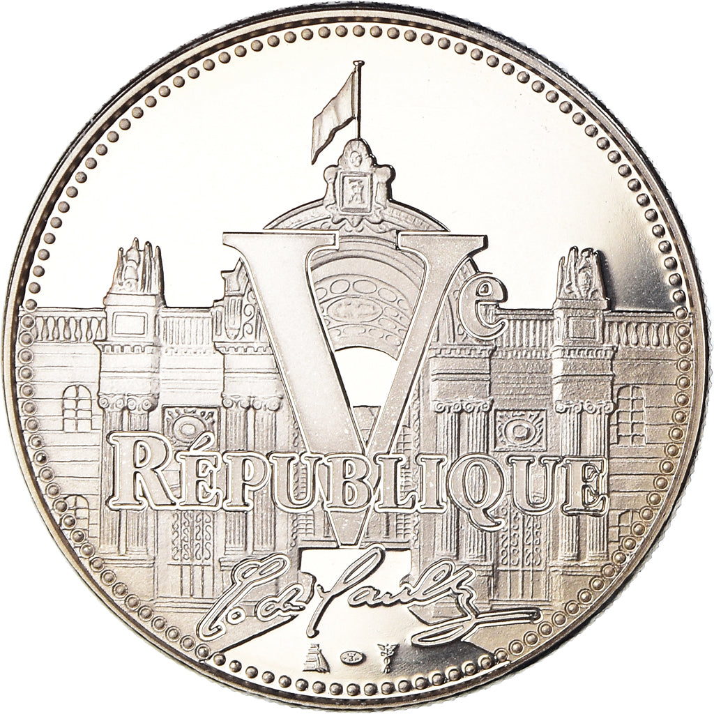 France, Médaille, Vème République, La Boisserie, De Gaulle, Politics, FDC