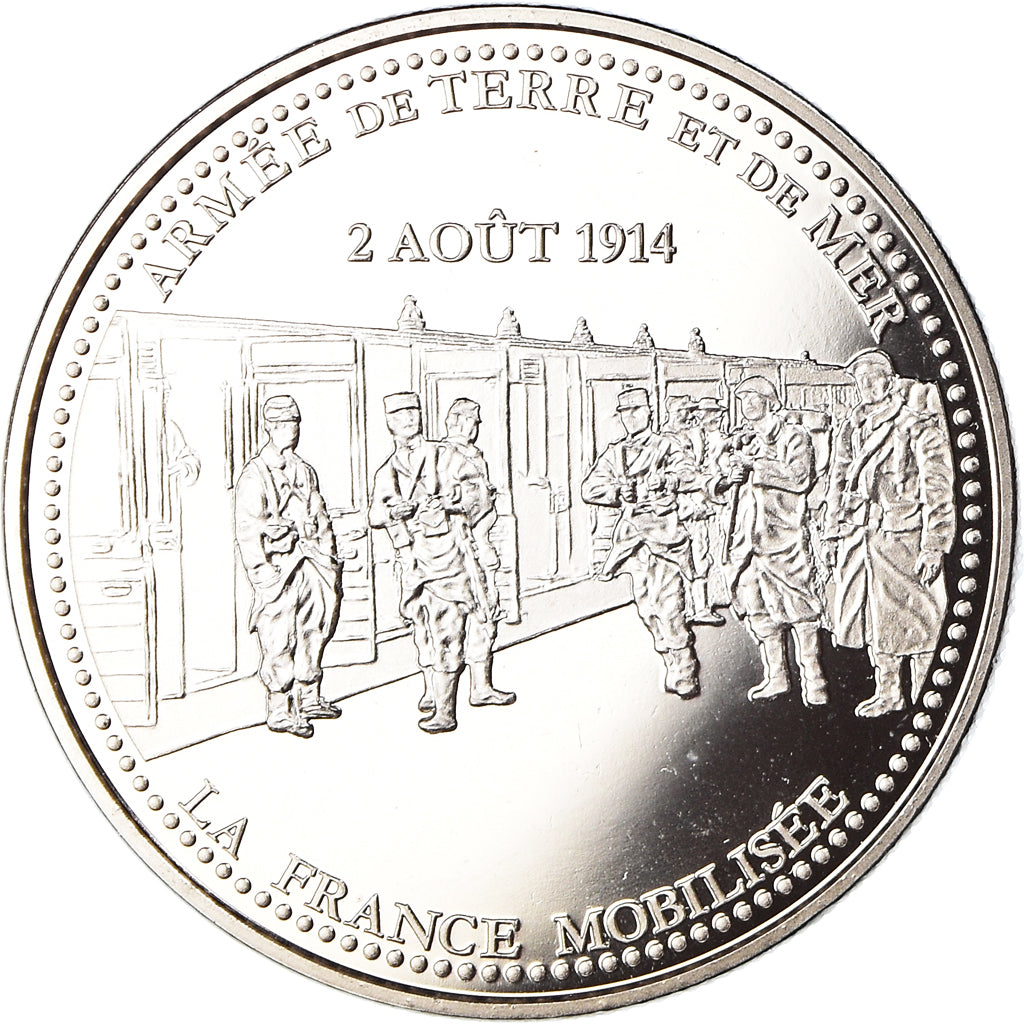 France, Medal, Première Guerre Mondiale, La France Mobilisée, WAR, 2018