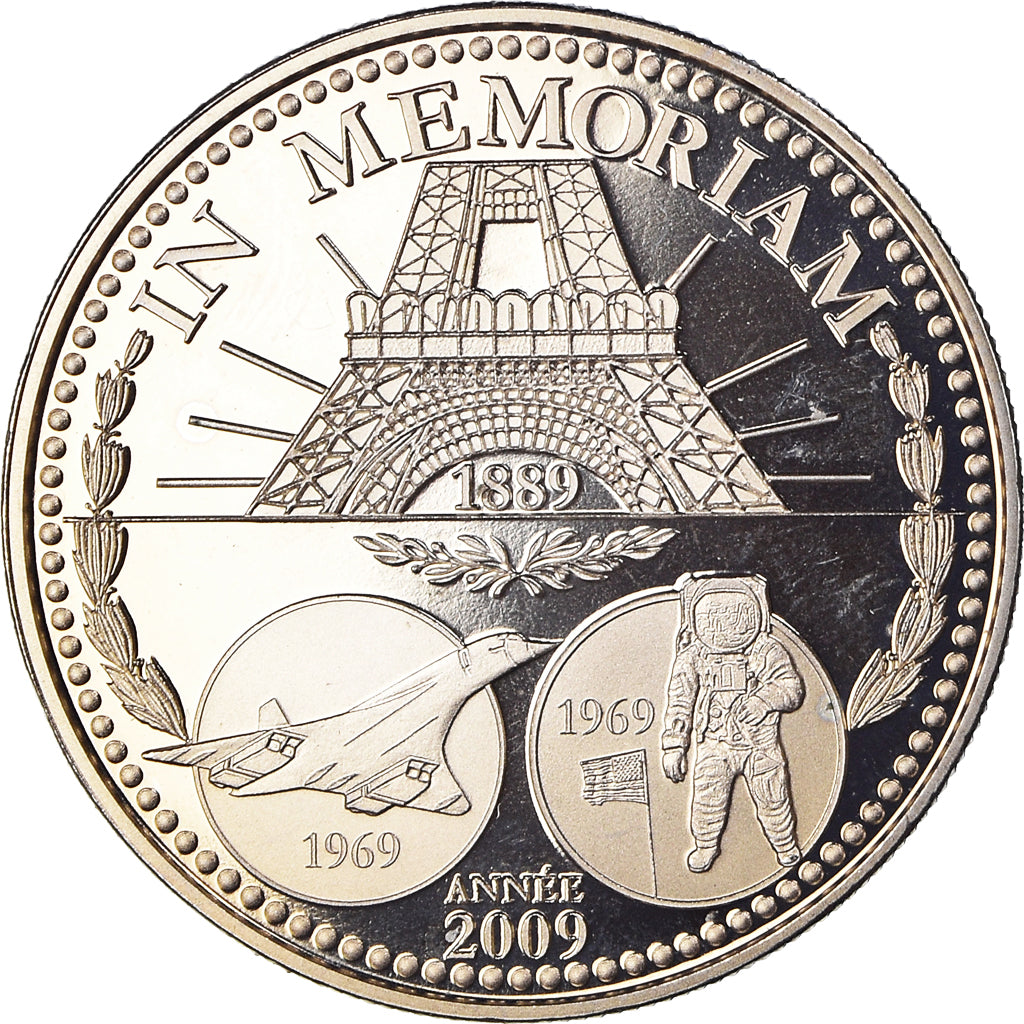 France, Medal, La Semeuse, Pièce de l'Année, 2009, MS(63), Copper-nickel