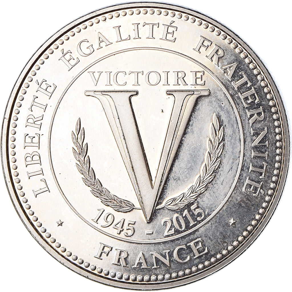Frankreich, Medaille, 70 Ans de la Victoire, WAR, 2015, STGL, Kupfer-Nickel