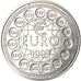 França, medalha, Ecu Europa, Politics, 1997, MS(65-70), Cobre-níquel