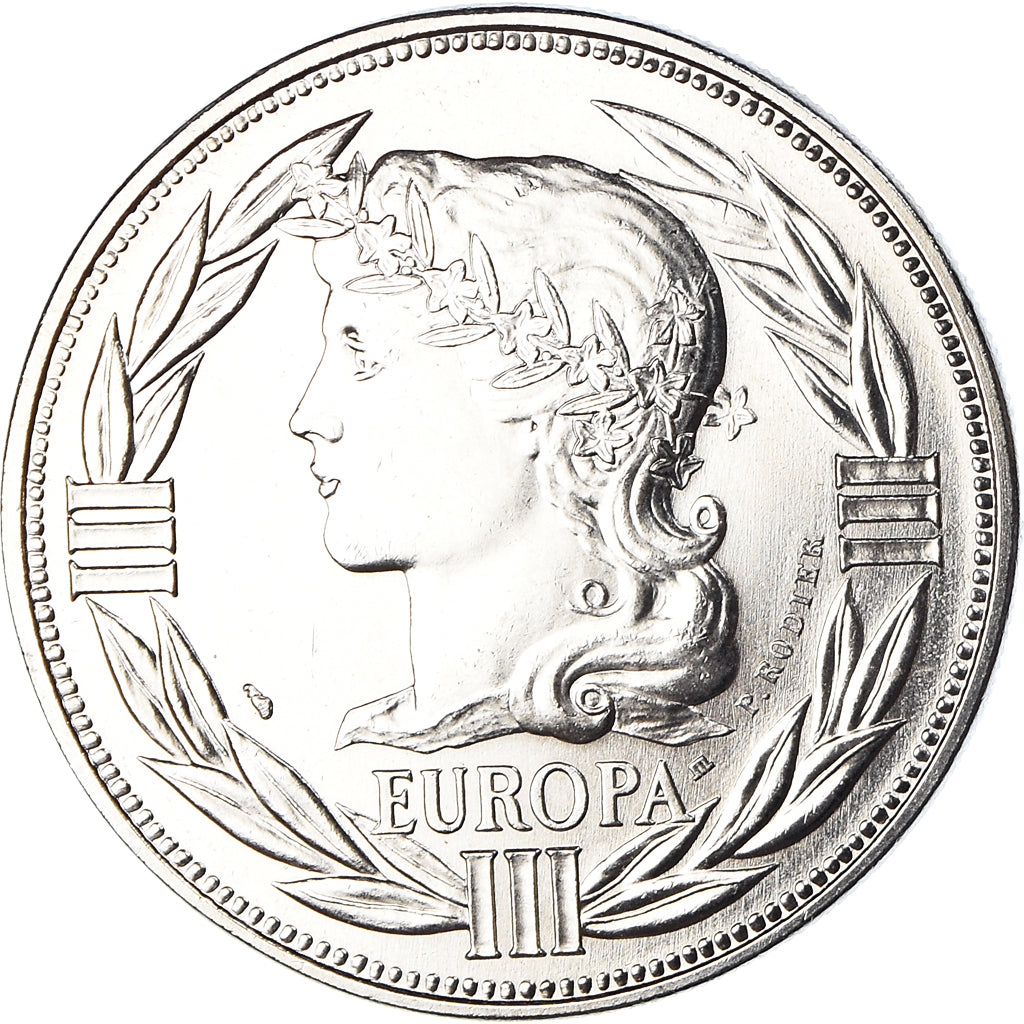 France, Médaille, Ecu Europa, Marianne, Politics, 1985, FDC, Cupro-nickel