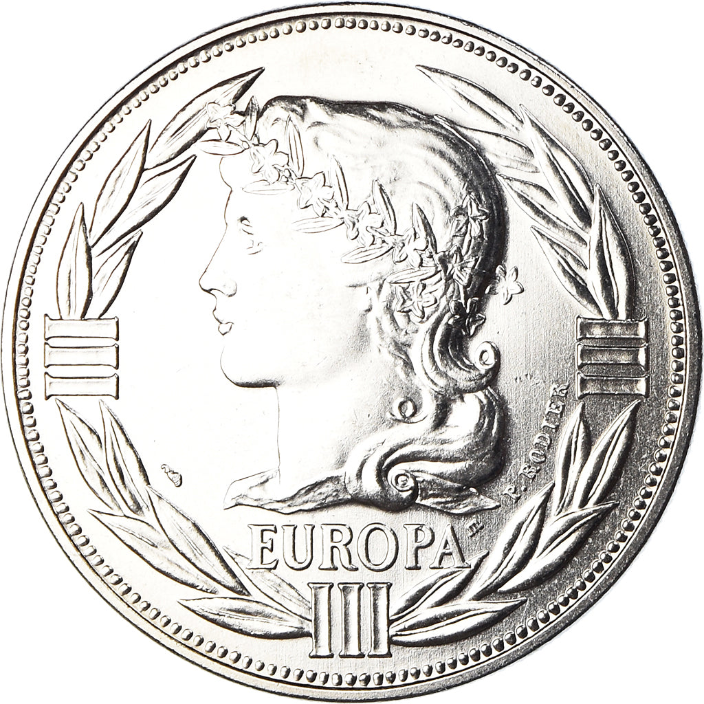 Frankreich, Medaille, Ecu Europa, Marianne, Politics, 1987, STGL, Kupfer-Nickel