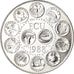 Francja, medal, Ecu Europa, Marianne, Politics, 1988, MS(65-70), Miedź-Nikiel