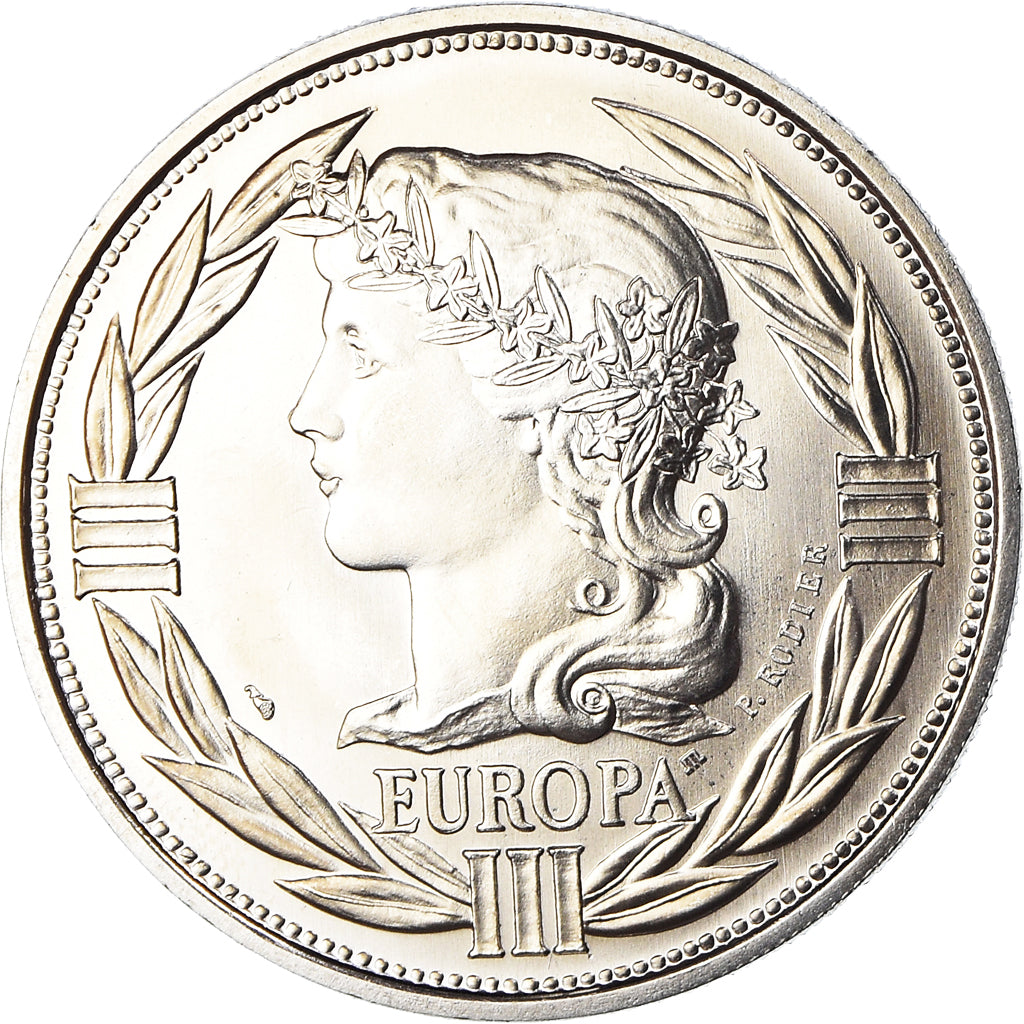 Frankreich, Medaille, Ecu Europa, Marianne, Politics, 1992, STGL, Kupfer-Nickel
