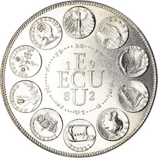 Francia, medaglia, Ecu Europa, Europe Assise, Politics, 1982, Rodier, FDC