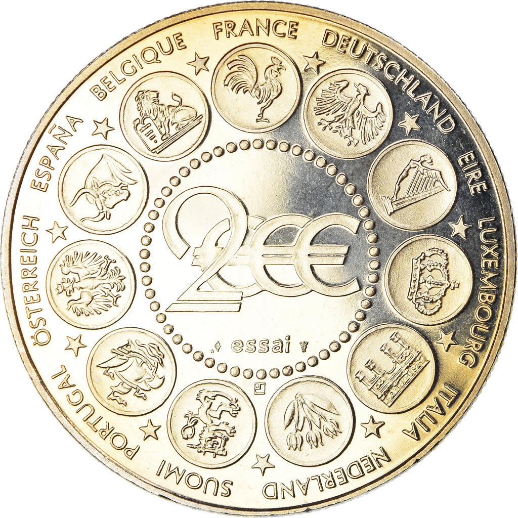 France, Médaille, L'Europe, La Semeuse, Politics, 2000, FDC, Cupro-nickel