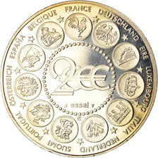 France, Médaille, L'Europe, La Semeuse, Politics, 2000, FDC, Cupro-nickel