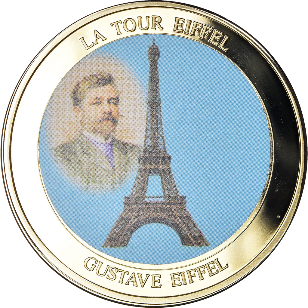 France, Medal, Monuments de Paris, La Tour Eiffel, Patrimoine Culturel