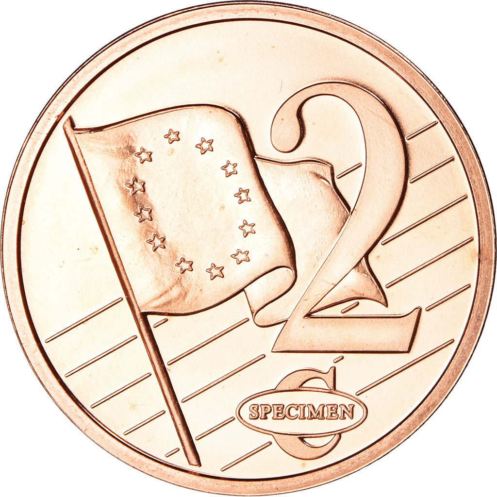 San Marino, 2 Euro Cent, Essai-Trial, 2005, MS(65-70), Bi-Metallic