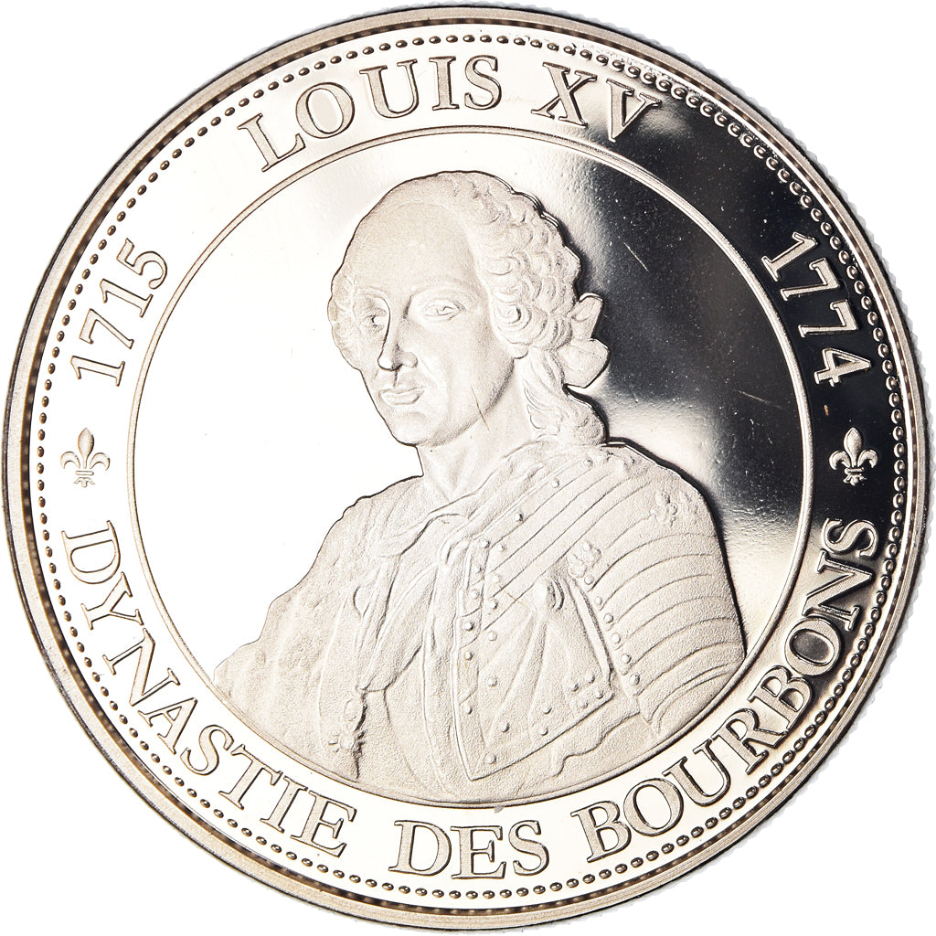 França, medalha, Roi de France, Louis XV, História, MS(65-70), Cobre-níquel