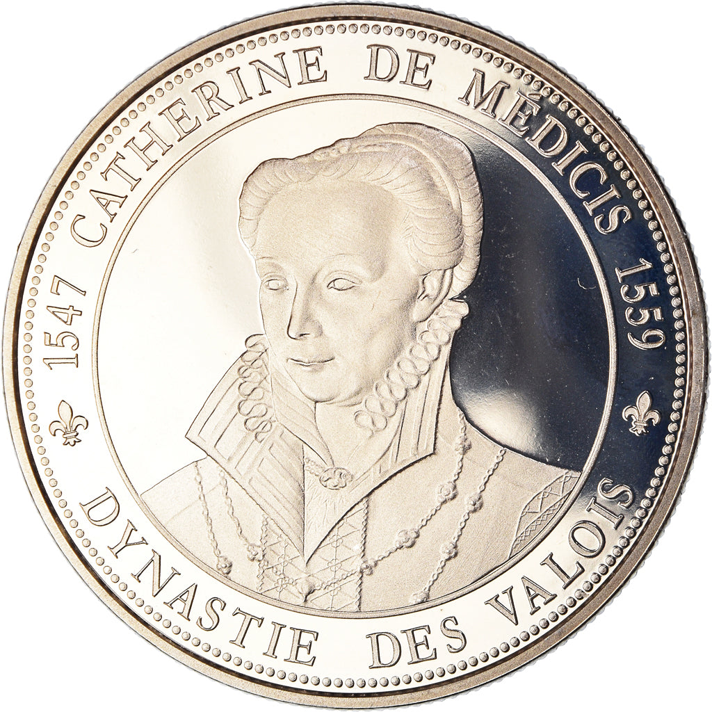 France, Medal, Catherine de Médicis, History, MS(65-70), Copper-nickel
