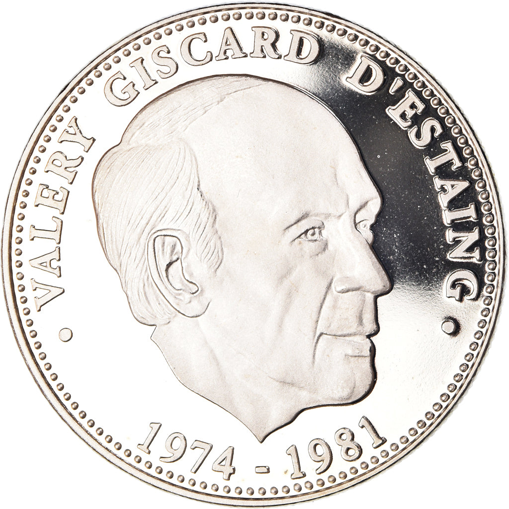 Francia, medaglia, Les Présidents de la République, Valery Giscard d'Estaing