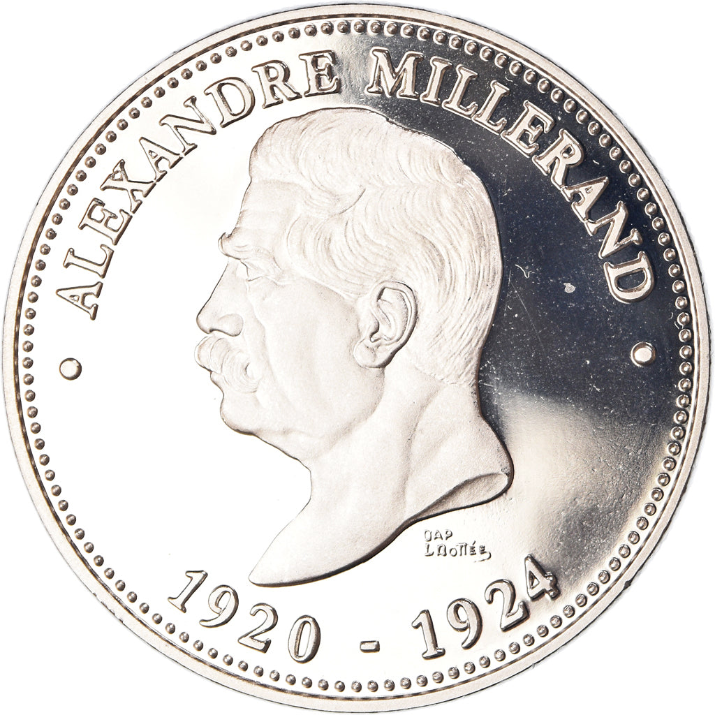 Frankreich, Medaille, Alexandre Millerand, Président de la République