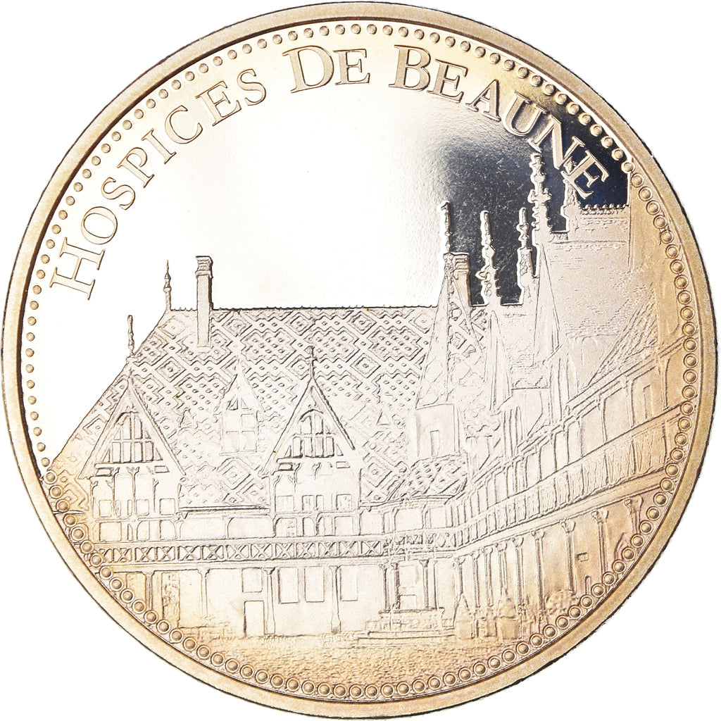 France, Medal, Hospices de Beaune, Patrimoine, Proof, MS(65-70), Copper-nickel