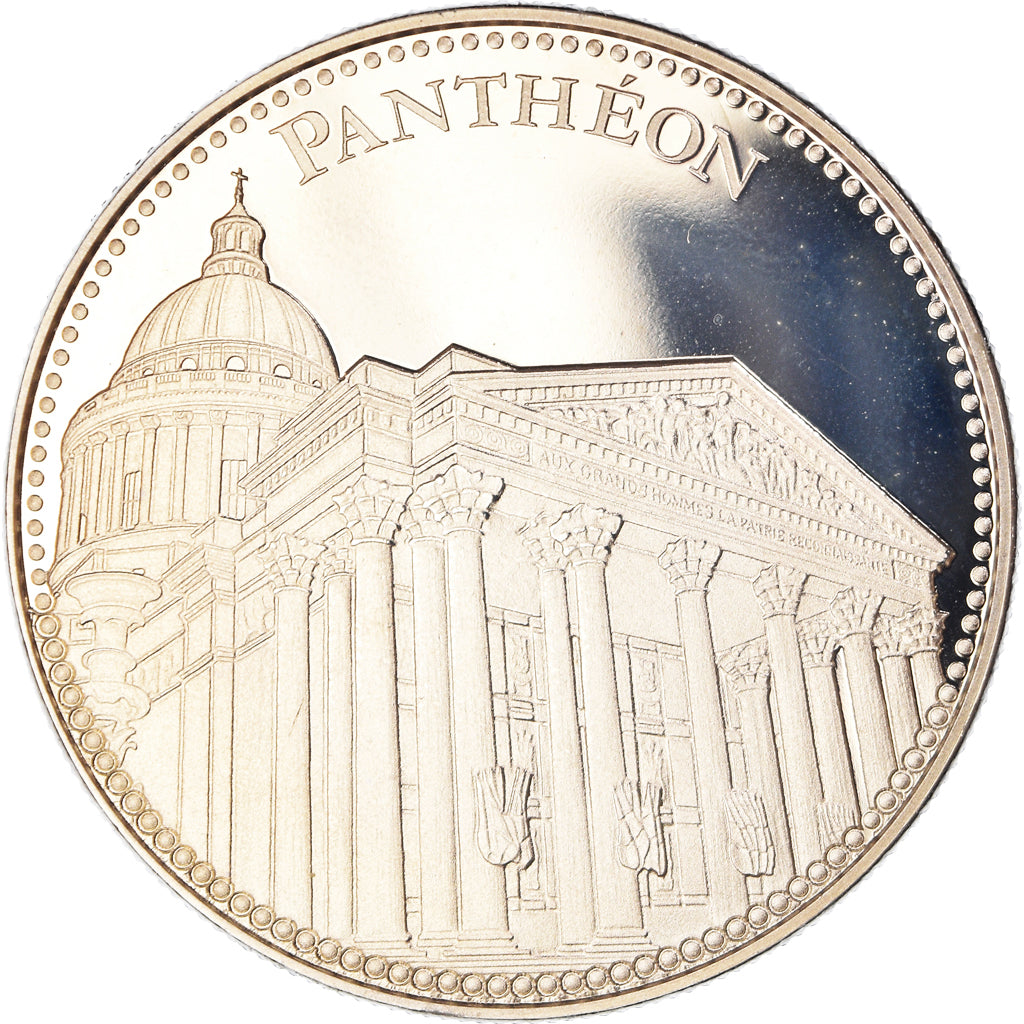 France, Medal, Le Panthéon, Patrimoine, Proof, MS(65-70), Copper-nickel
