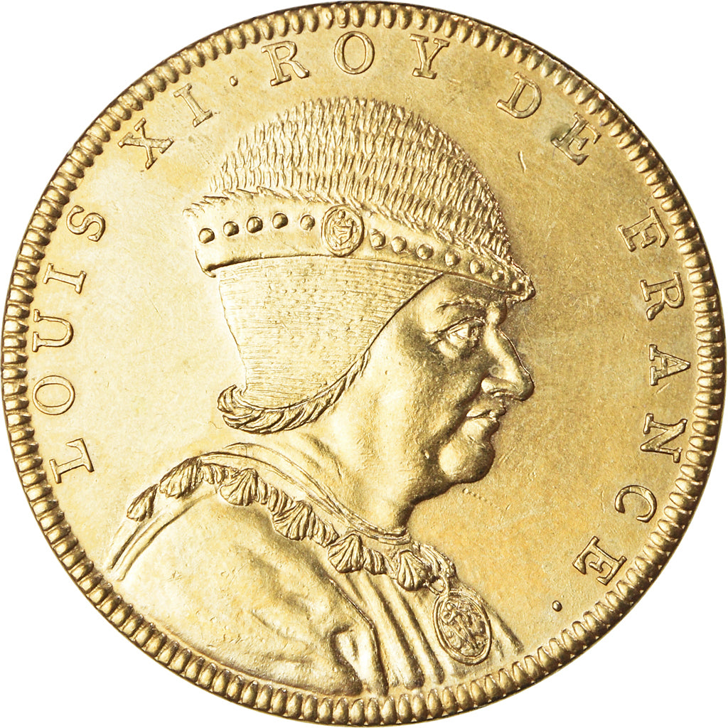 Frankrijk, Medaille, Les Rois de France, Louis XI, History, Piéfort, FDC